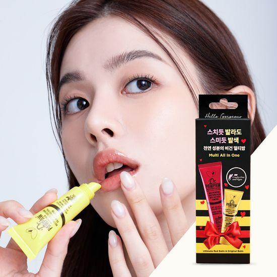DR.PAWPAW Vegan Red Balm Special Set (Red Balm 25ml + Original Balm 10ml)