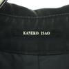 KANEKO ISAO Long Sleeve Trench Coat Black Women Used