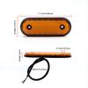Aoling Truck LED Side 24V Amber Side 24V Marker M7 Markers, Markers, Lamps, 4-Pack