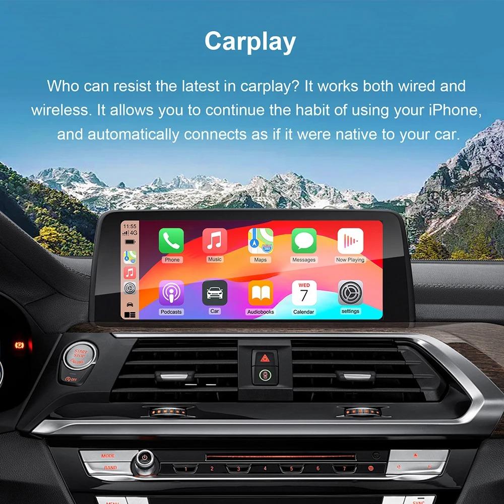 CARABC Wireless Carplay for BMW F10 F01 X5 E70 X3 F25 F30 F31 F20 F21 MINI NBT CIC System Android Auto OEM Integration Module