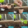 50 Pcs Seeds Starter Pots Biodegradable Plant Nursery Pots Garden Organic Planter for Transplanting Seedlings Seeds Germination