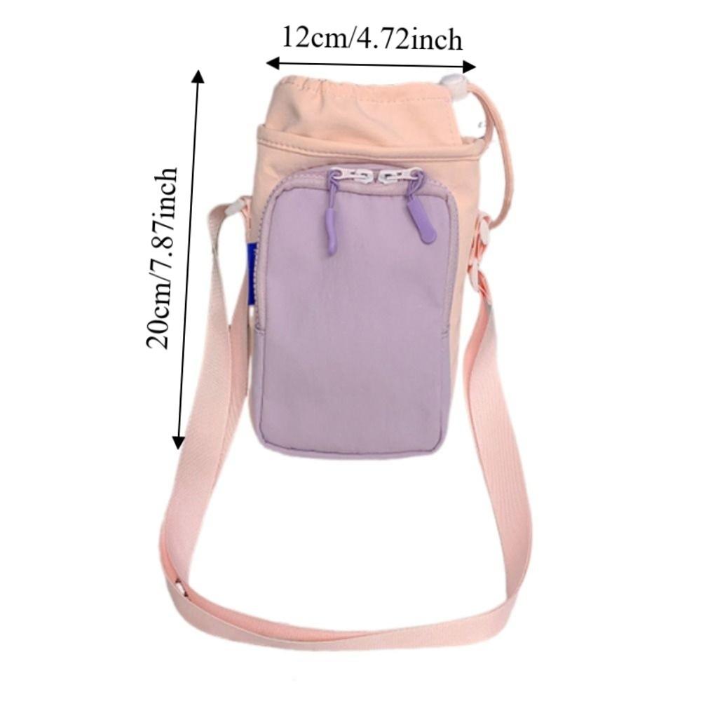 Lightweight Water Bottle Bag Dopamine Style Thermal Mugs Shoulder Bag  Sports