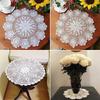 Tables Placemat Cotton Crochet Crochet Flower Handmade Home Home Decor Living Room Round 1PC Bedroom Brand New Fashion
