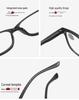Stylish Chinese-Style HD Anti-Blue Light Reading Glasses for Men and Women, Portable & Fashionable