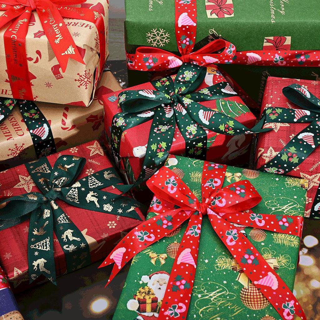 Nový role vánočního balicího papíru Dlouhá role Velká velikost Dárek Dárek Narozeniny Svátek Květinové balení Dekorace