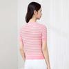 JESSIE Women's Striped Knit Pullover T-Shirt DP5CBM042