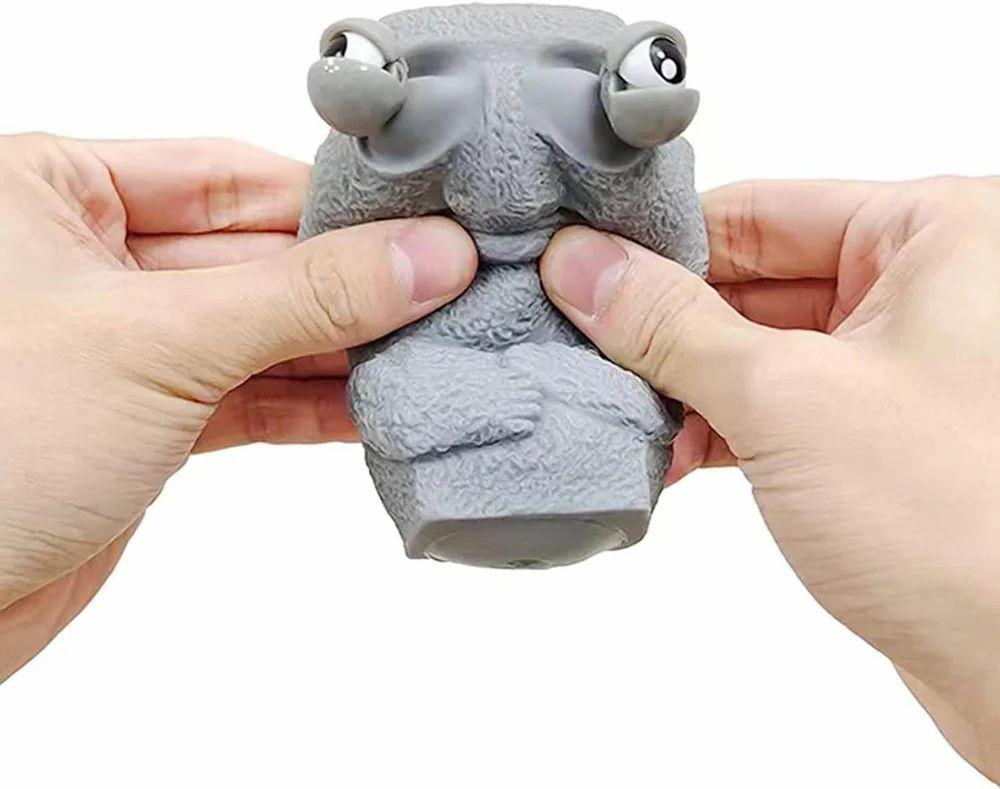 Emotion Balls Fidgetingtoys Stress Relief Squeeze Ball Stress Toys For Kids Adults ,Cool Gadgets Popping Out Eyes Rock Man