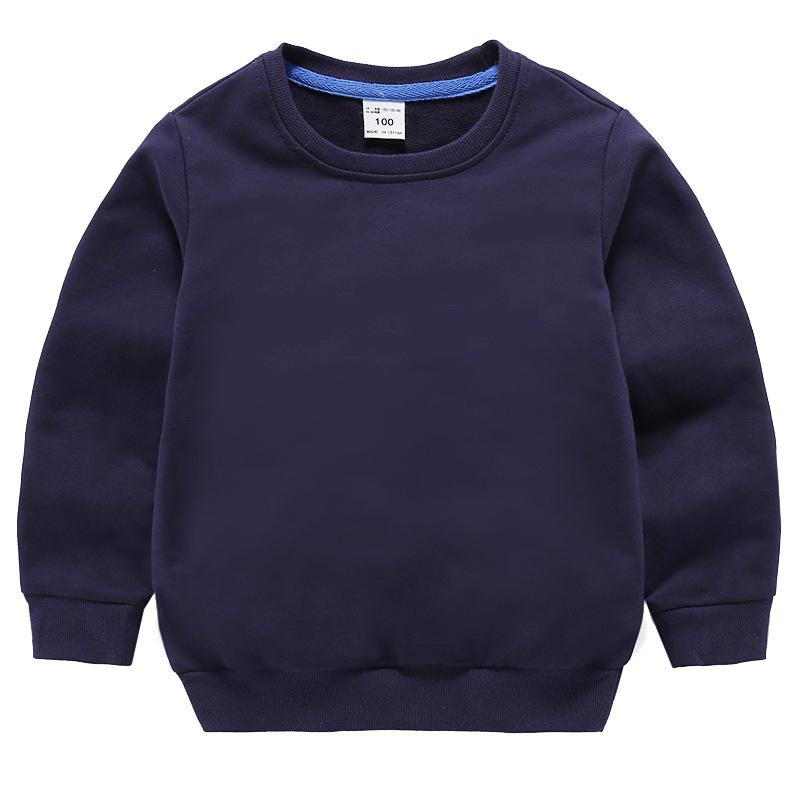 Spring Baby Girls Boys Sweatshirts Kids O-Neck Cotton Pullover Shirts Children Casual Loose Bottoming Tops Clothes