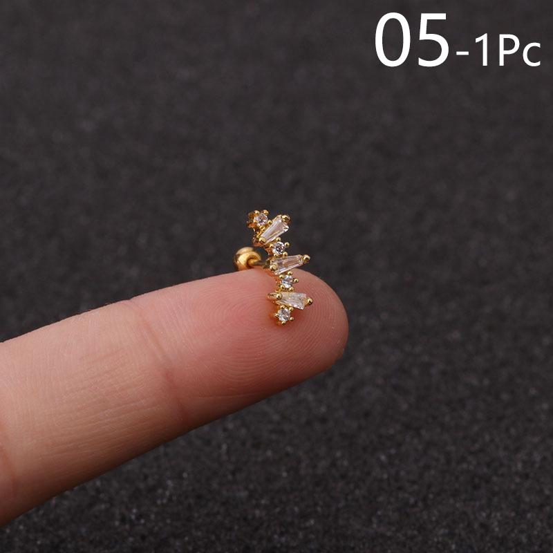 Orecchini Pendenti A Goccia In Argento 925 Con Zircone A Forma Di Pera, Placcati Oro, Donna - 3