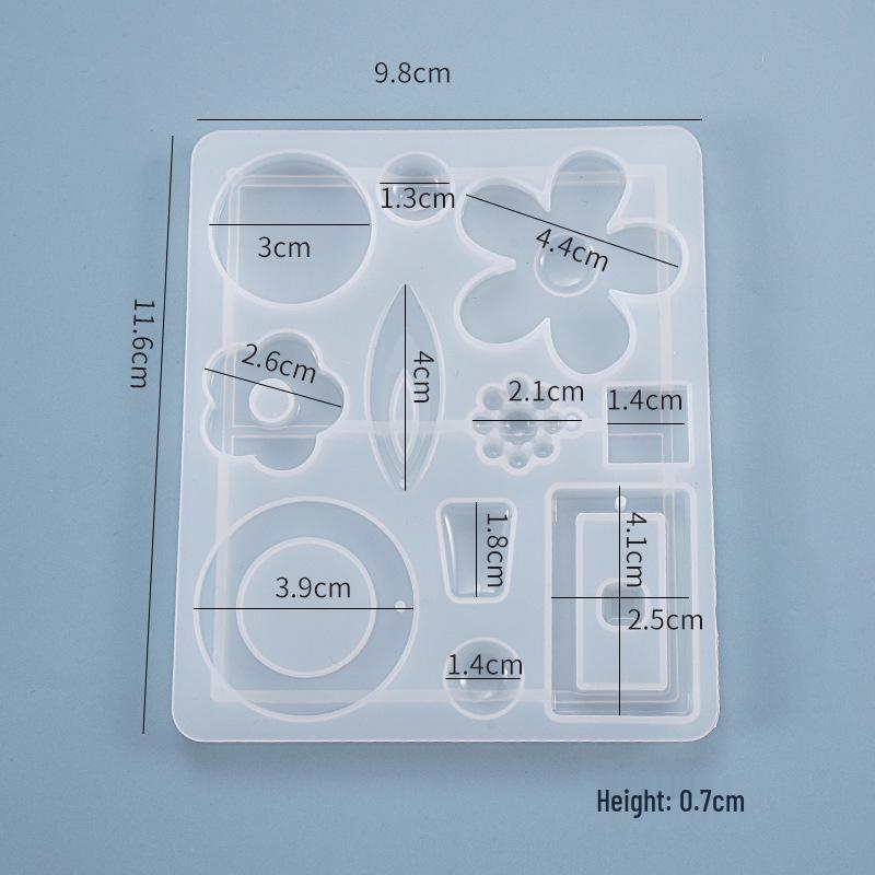 Poppy Flower Resin Mold for DIY Earrings and Pendants - Handmade Jewelry and Ornaments.