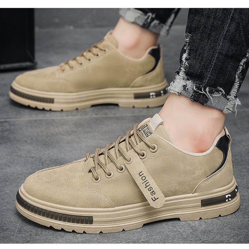 Herren Freizeitschuhe Vier Jahreszeiten Weichsohle Rutschfest Outdoor Arbeitsschuhe Flach Mode Komfort Jugend Joker Walking