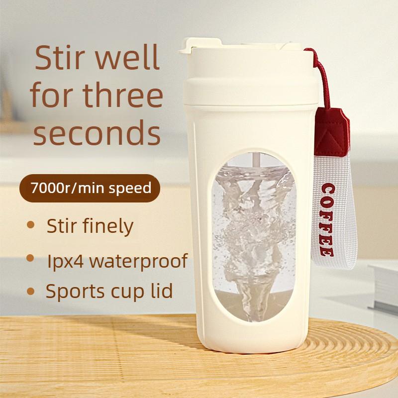 Electric Automatic Mixing Cup: One-Button Mixing for Coffee and Powdered Milk; Shake Cup; Food-Grade Material; Gift; Fitness Water Bottle