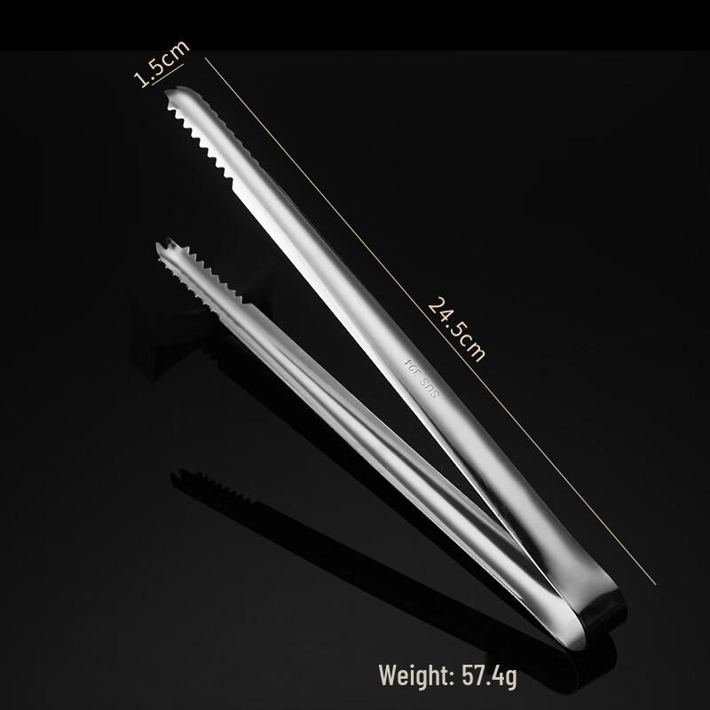 

Zhizhou 304 Stainless Steel 9-inch Ice & Food Tongs, 5-Pack