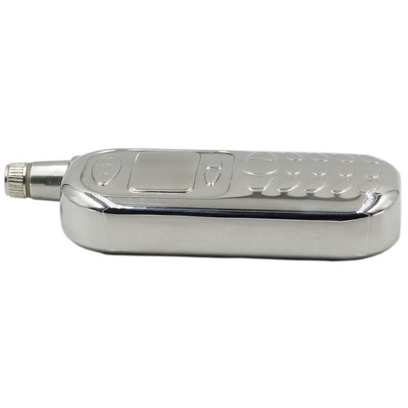 Practical-Stainless Steel Hip Flask Liquor Drink Phone Shaped Hip Flask Whiskey Flagon Whisky Pot Pocket Container