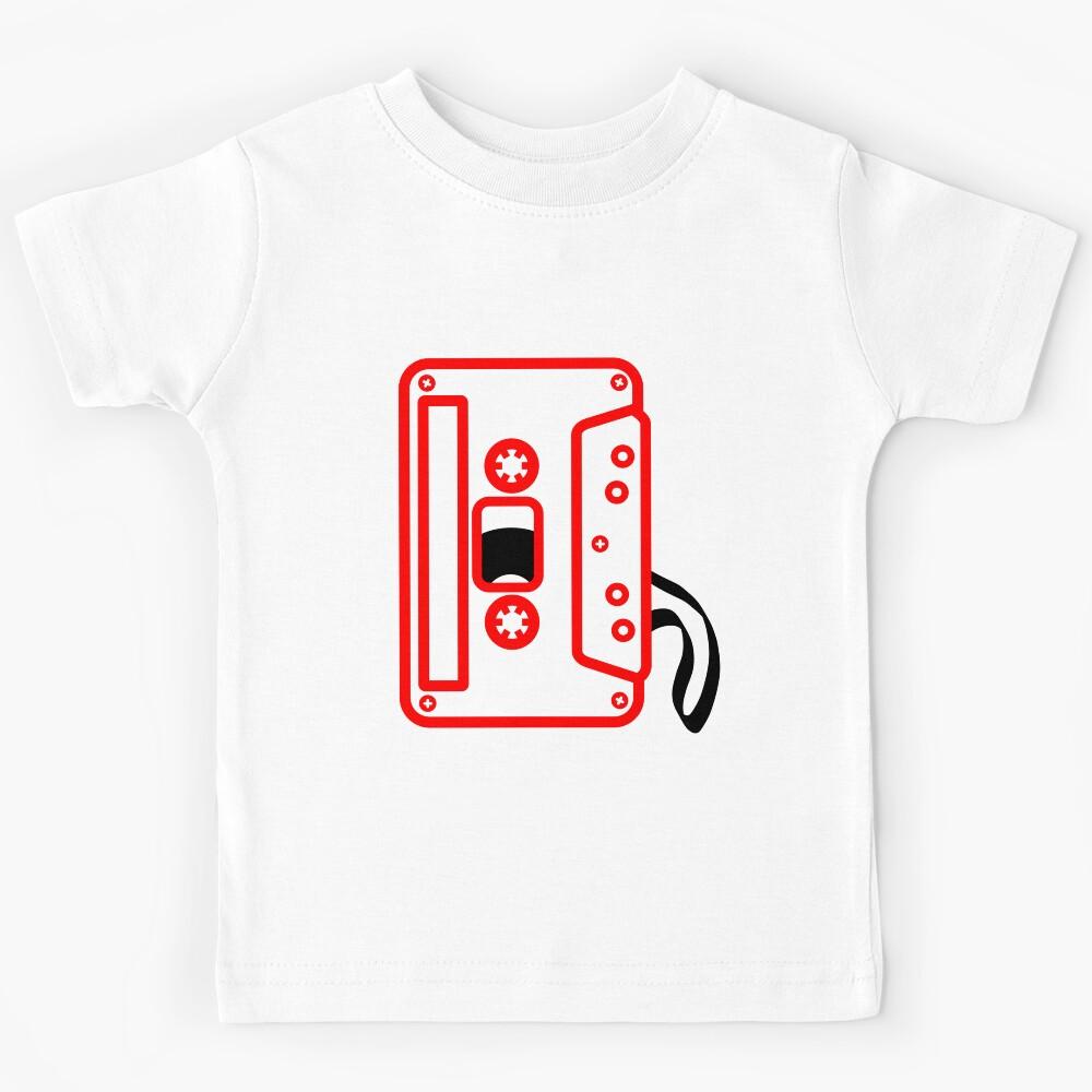 Minimalist 80s cassette tape Kids T-Shirt 160