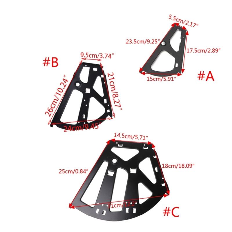 1 Pairs Cabinet Hinge Fan Shape 1/2/3 Layers Drawer Hinges Replacement Fittings Flip Frame Hinges Furniture Hardware