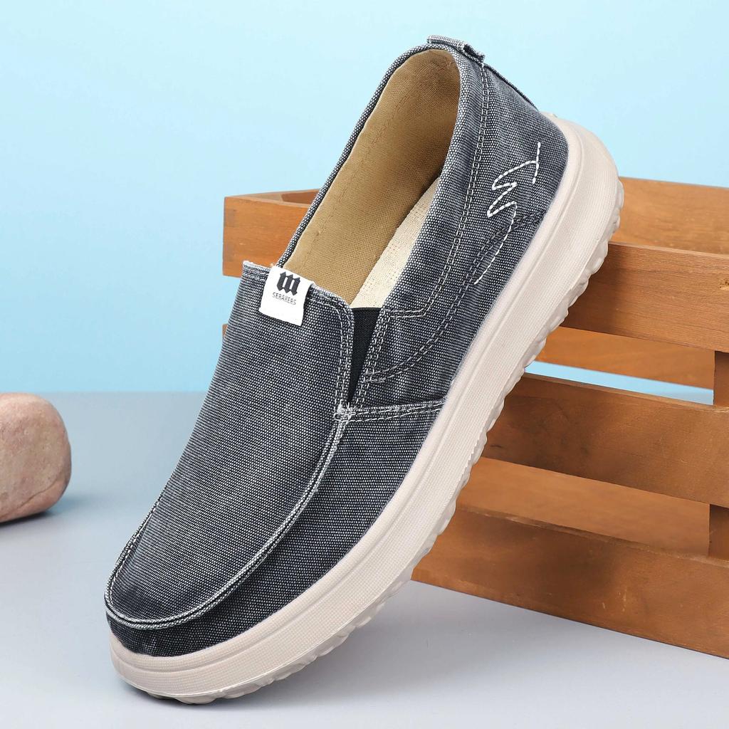Fashion Men's Outdoor Casual Sneakers Slip-on Breathable Mesh Comfort Lightweight and Easy To Wear Walkout Shoes Tenis Masculino Male