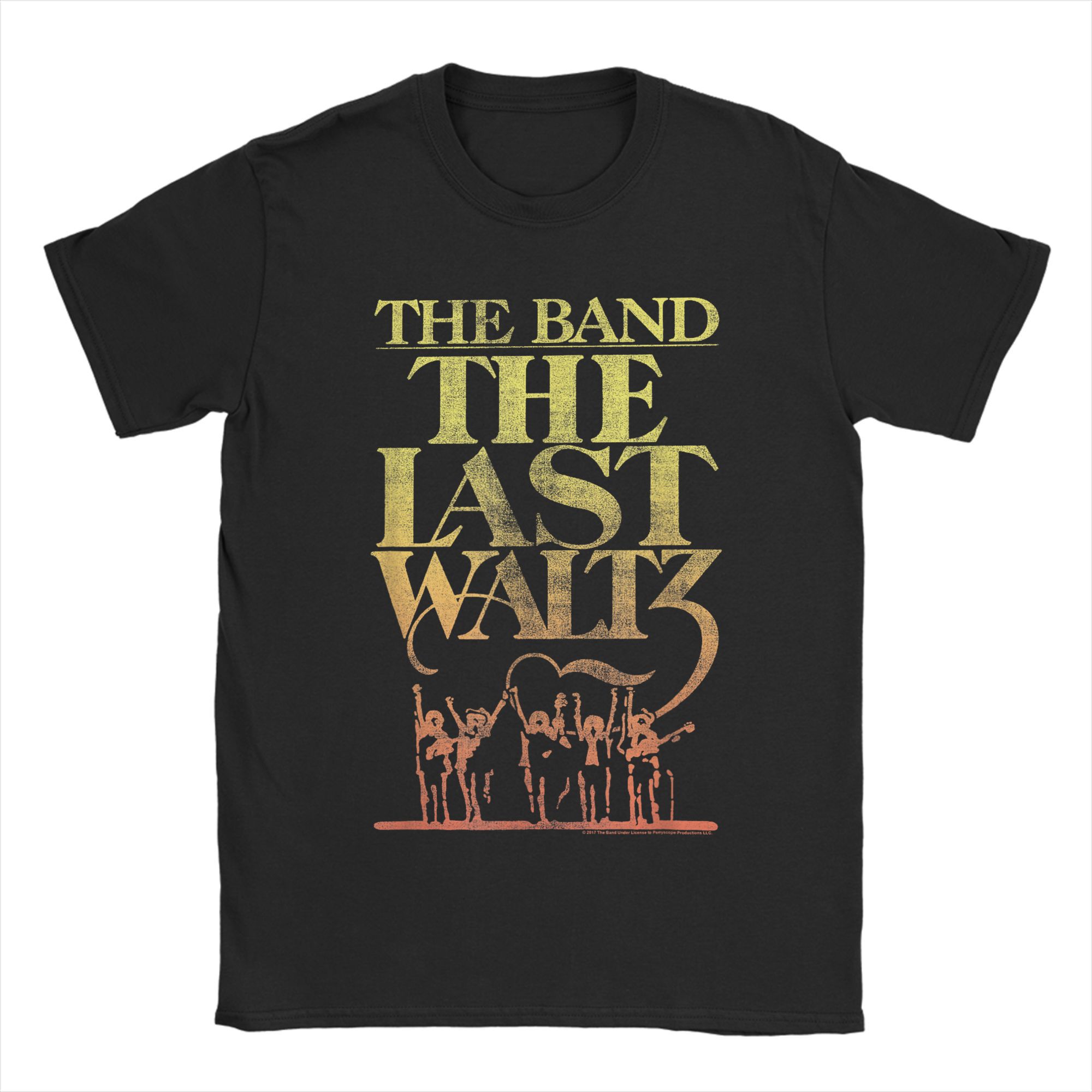 GUOYAN TOP THE BAND THE LAST WALTZ T-shirt Heren Grappig 100% Katoen T-shirts Zomer Ronde Hals Trending T-shirts Groothandel Oversized Tops 4XL