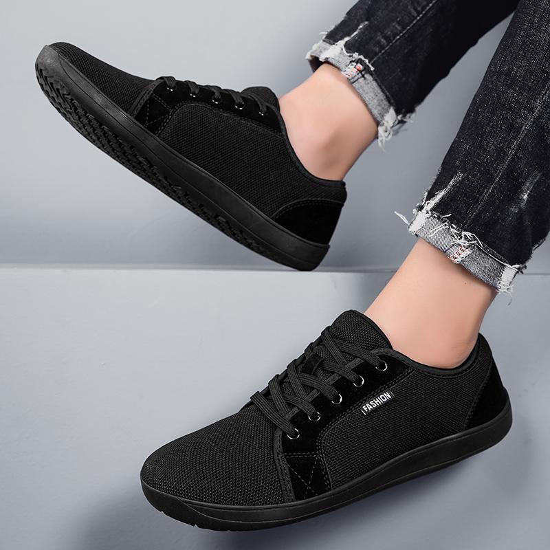 Men's Barefoot Walking Shoes Breathable, Simple and Comfortable Wide Parker Barefoot Box Double Wide Toe Sports Shoes for Women