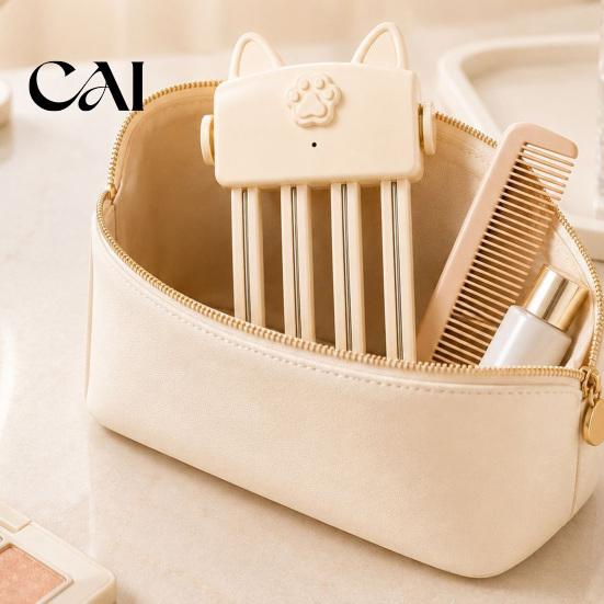 Modelador de Raiz Aquecido com Clipe para Volume em Cabelos Finos e Lisos, Pente Elevador Elétrico Ferramenta de Styling Rápido com 2 Configurações de Calor, Volume Puffy Natural