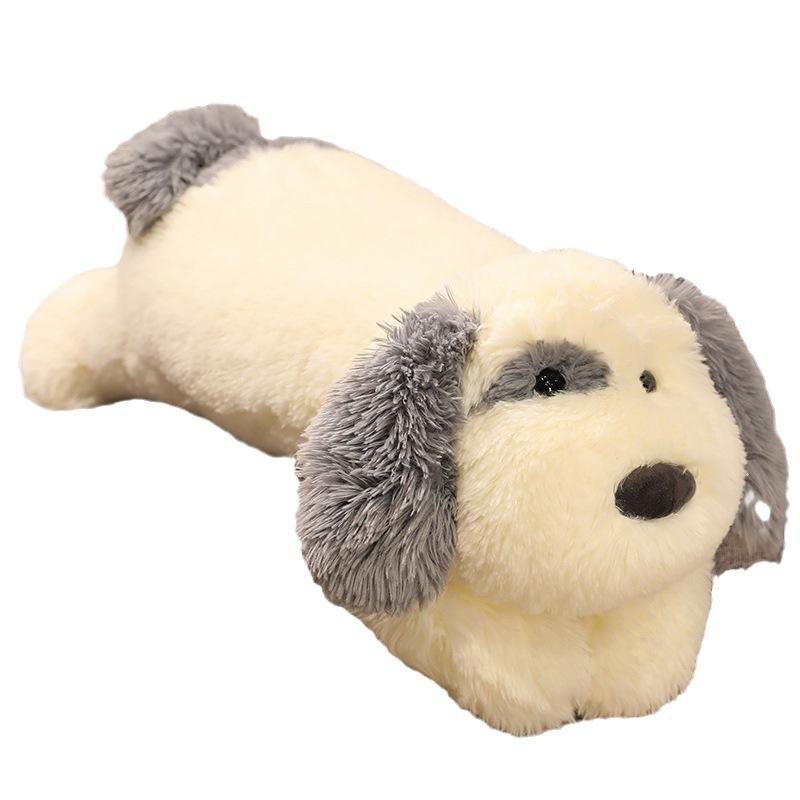 Crouching Long Haired Dog Doll Birthday Gift Wholesale Plush Toys Girl Sleeping Pillow Extra Large Doll Plush Animal Toy