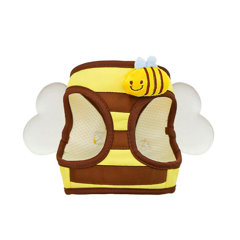 Little Bee Cat Dog Chest Strap Pet Chest Strap Supplies Outdoor Walking Leash