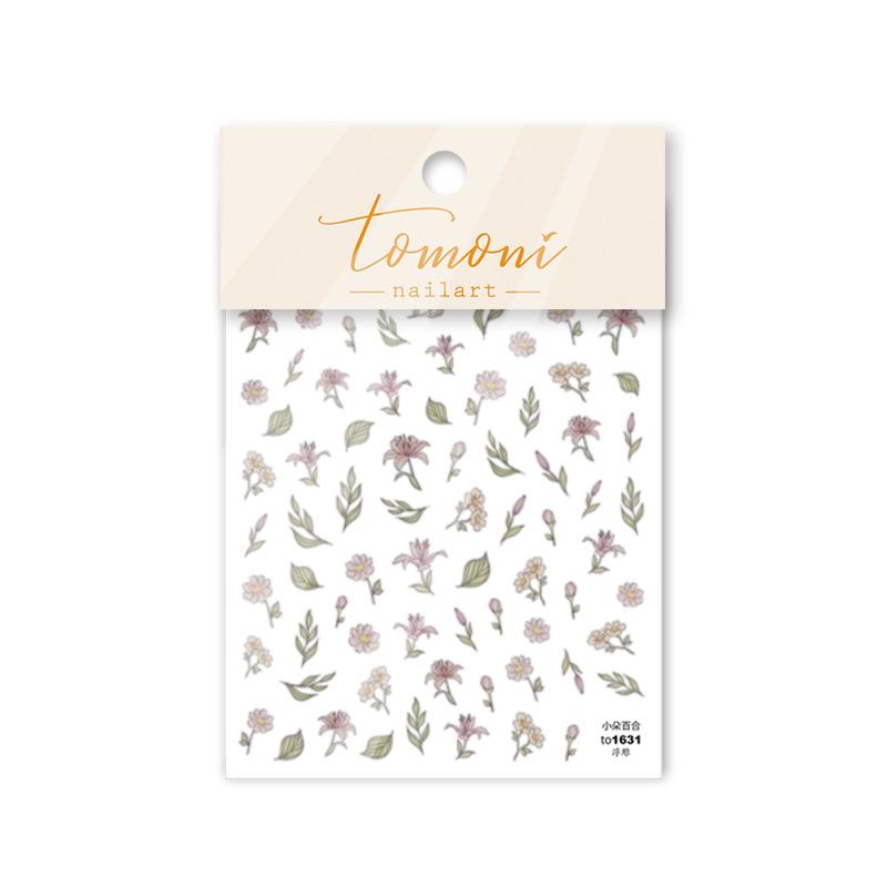 

Рельефные наклейки для ногтей в виде роз и лилий. Изготовление креативных декоративных наклеек своими руками. to1631