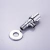 Universal 4-Point All-Copper Angle Valve for Hot/Cold Water, Stainless Steel Household Water Heater/Toilet Switch