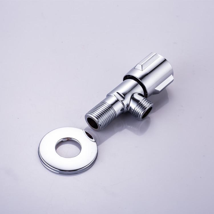Universal 4-Point All-Copper Angle Valve for Hot/Cold Water, Stainless Steel Household Water Heater/Toilet Switch
