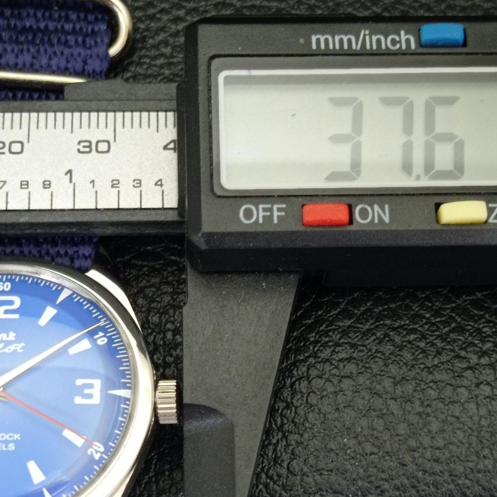 BRUKT HMT PILOT HÅNDOPPVEKKENDE INDIAN HERRE BLÅ FARGE KLOKKE a432505-2 R112-a432505