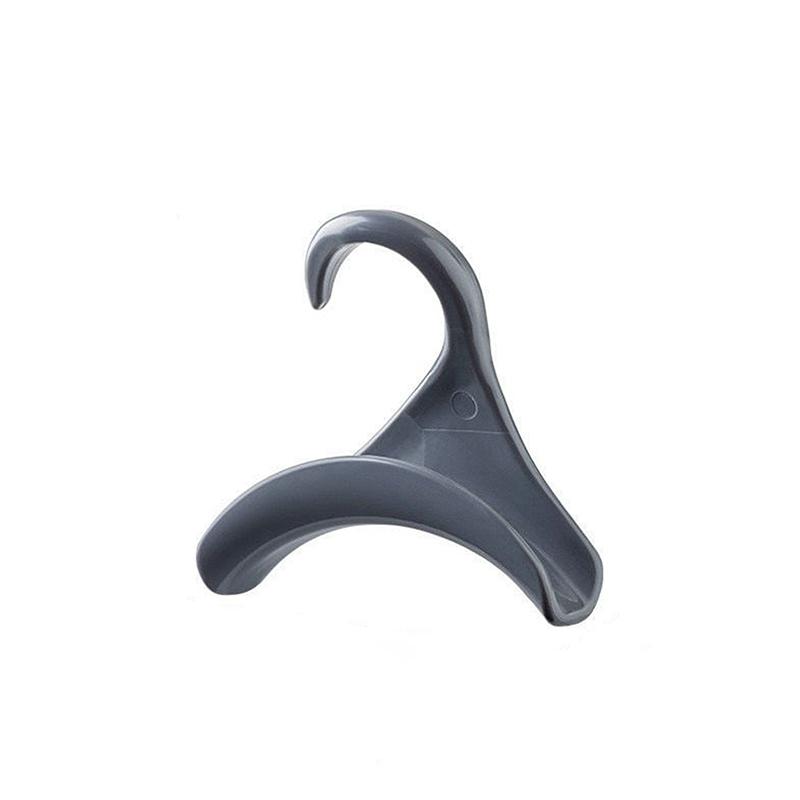 5pcs Widen Plastics Hanger Connection Hook Stackable Space Saving Storage Multifunctional Bag And Hat Hanging Rack