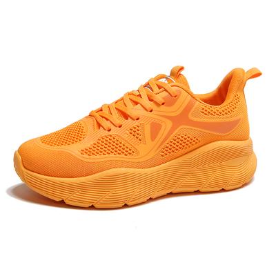 Modne jesienne damskie buty wulkanizowane buty sznurowane z okrągłym noskiem dla kobiet płaskie niskie trampki sportowe na zewnątrz codzienne buty na platformie dla par