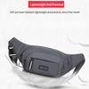 Waterproof Waist Pack Crossbody Chest Bag Large Capacity Sports Phone Holder with Anti-Theft Pockets for Men Women