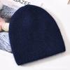 Autumn and winter solid color small sequins soft men's and women's warm wool hats Angola long rabbit hair knitted hat rabbit down cold hat