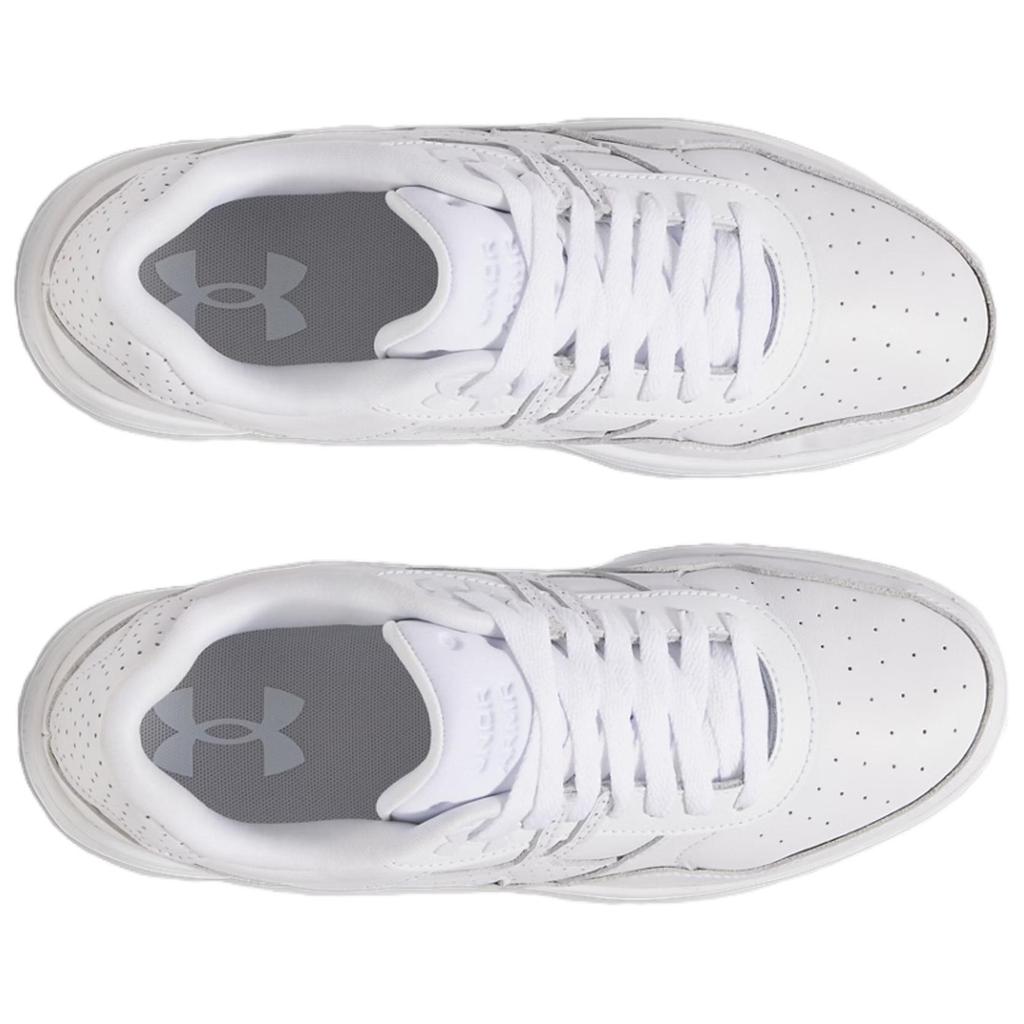 Under Armour Court 96 Sneakers White Metallic Silver Men 3028633-103