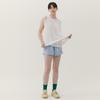 SPNK Knit_Mesh Pullover_Off-White