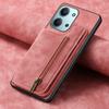 Phone Case For Xiaomi Redmi 15C 5G (EU) (173mm)/15C 4G (EU) (173mm) Retro Leather TPU Cover with Zipper Card Holder