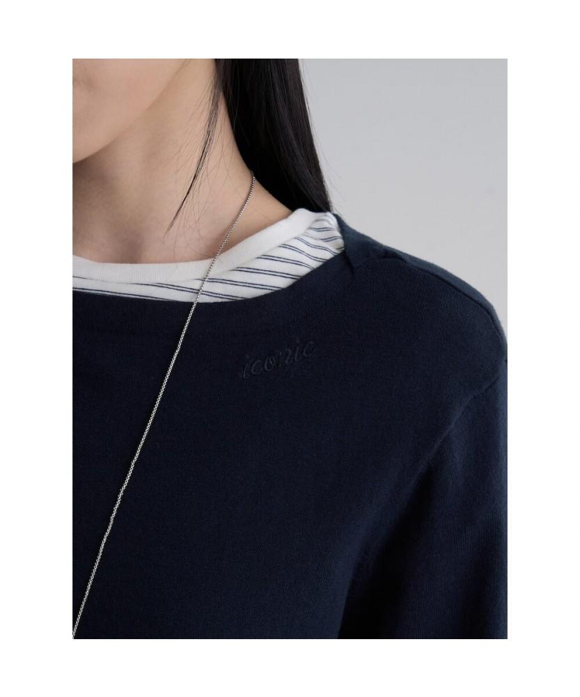 8seconds Boat Neck Pullover Navy