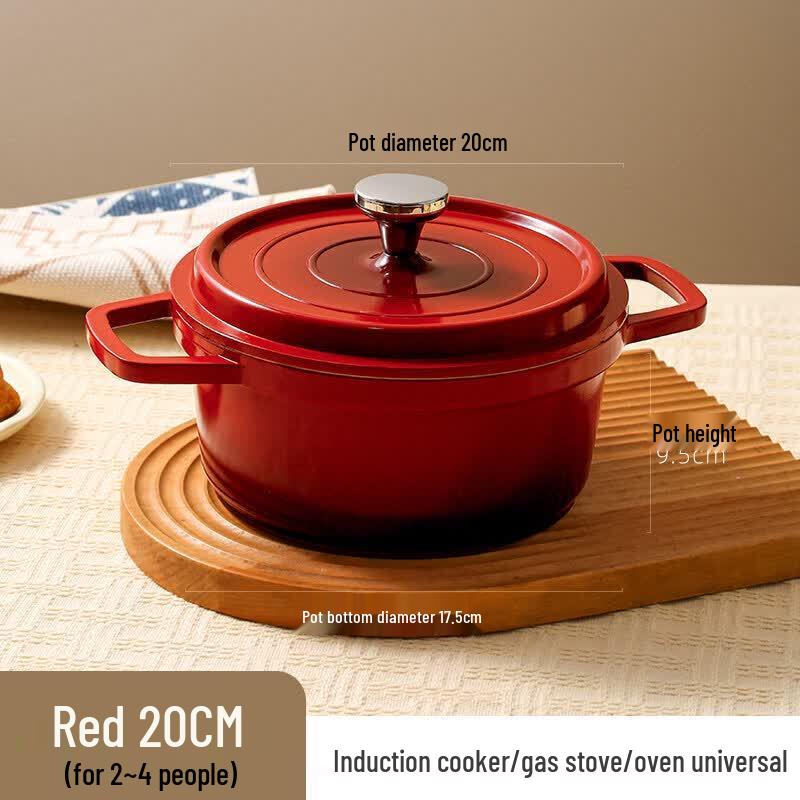 Qīwēi Non-Stick Enamel Casserole Pot