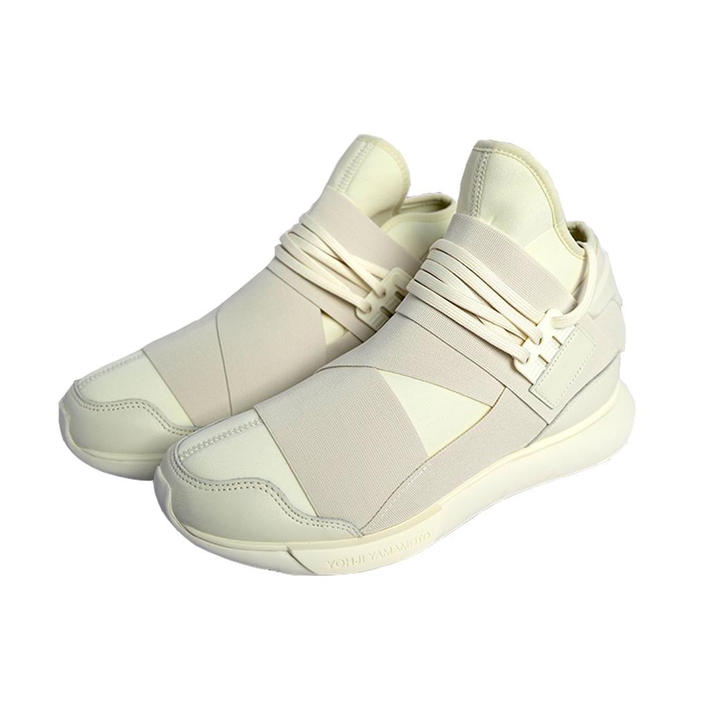 Adidas Y-3 Qasa High Off White Unisex Sneakers Cream IF5504