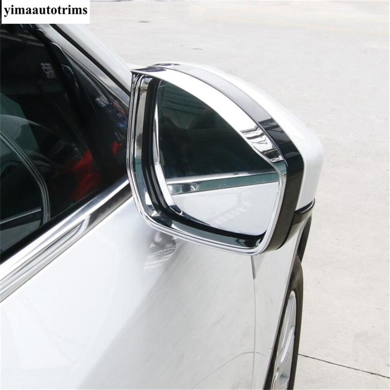 Rear Window Rain Wiper / Rearview Mirror Rain Shade Rainproof Blades Cover Trim For Jaguar E-pace E pace 2018 - 2025 Accessories
