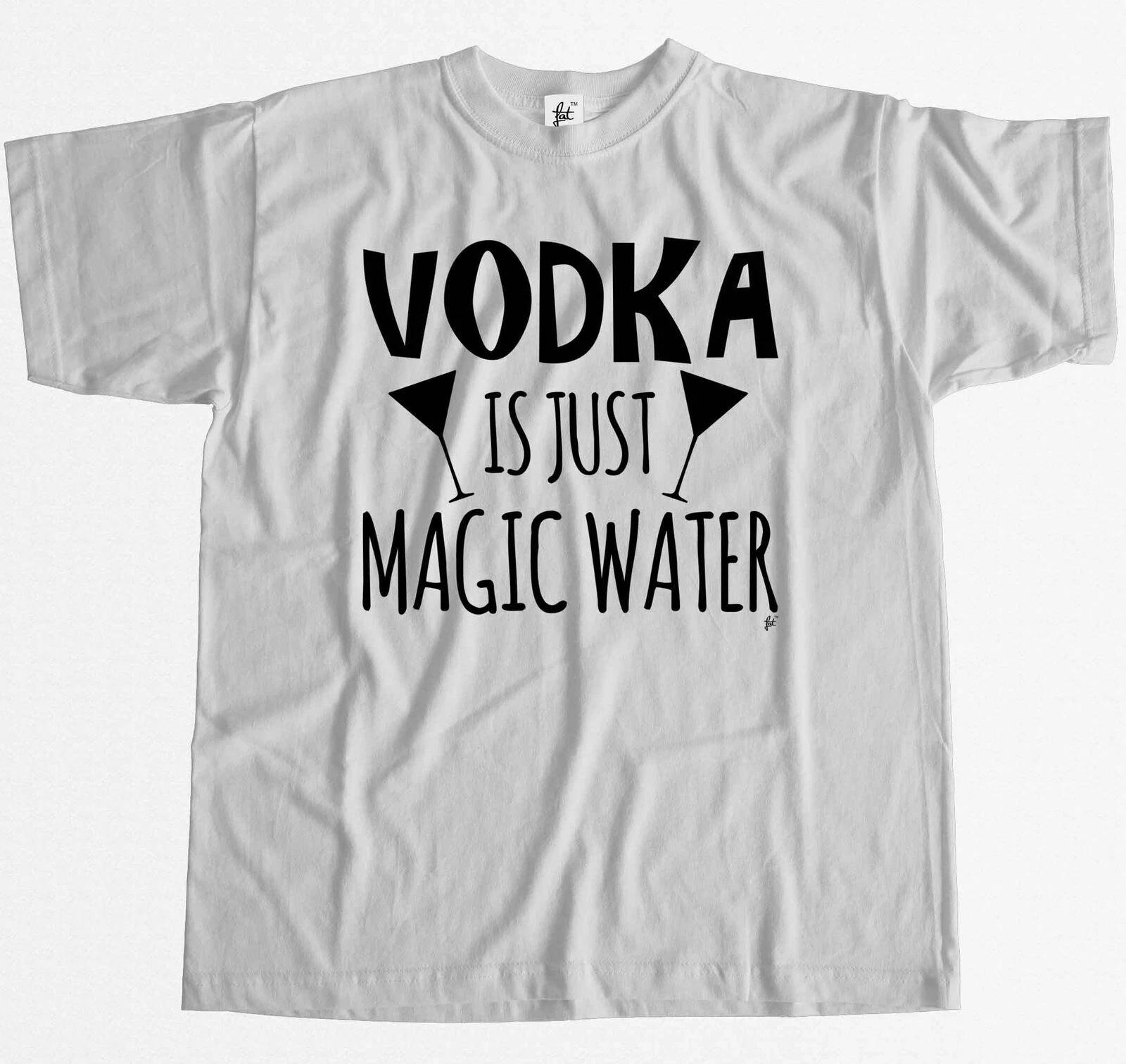 Vodka Is Just Magic Water Mens T-Shirt S