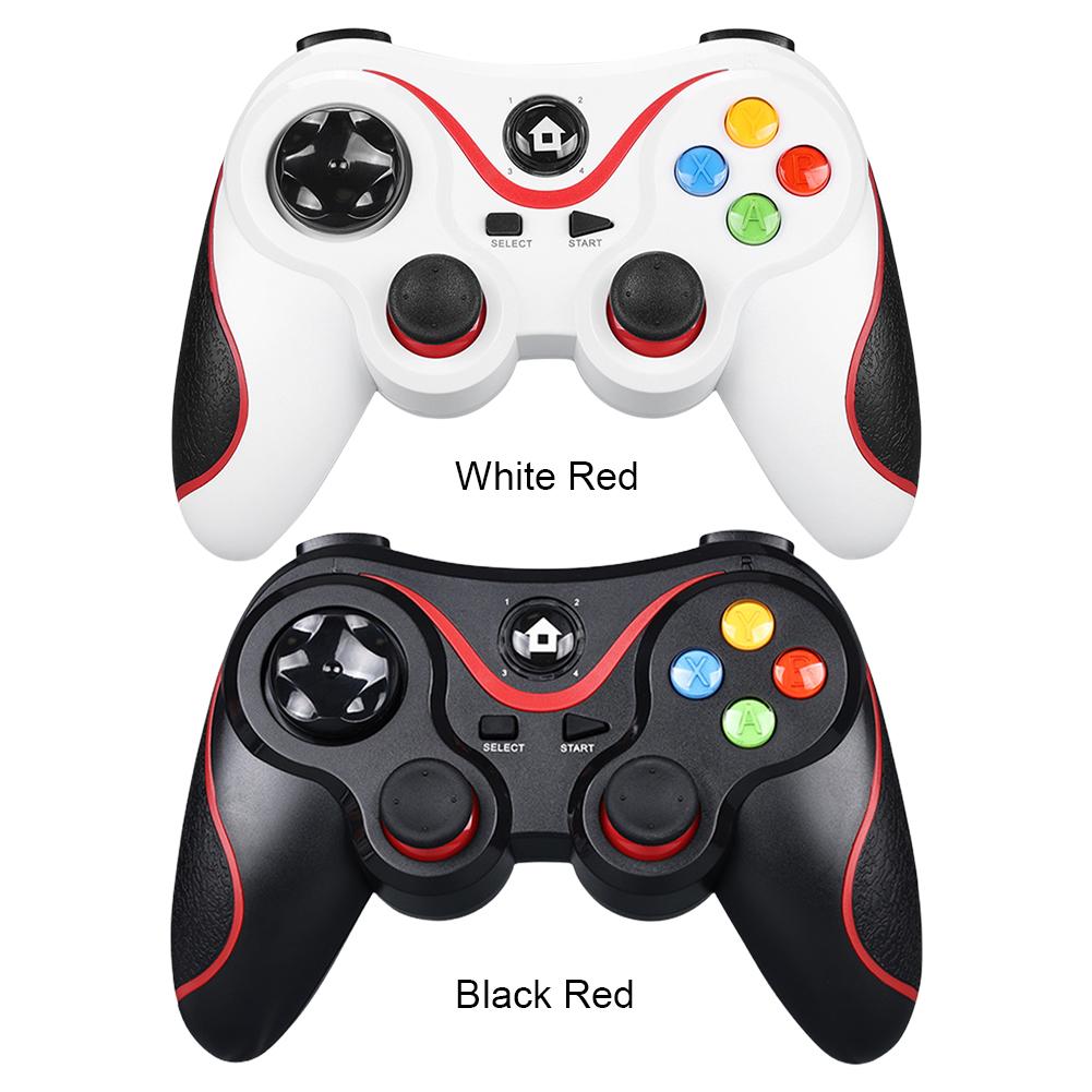 V8 2.4G Wireless Game Controller PC Game Controller Dual Vibration Controller Gamepad for Android/iOS/PC/PS3/Switch/Mobile Phone