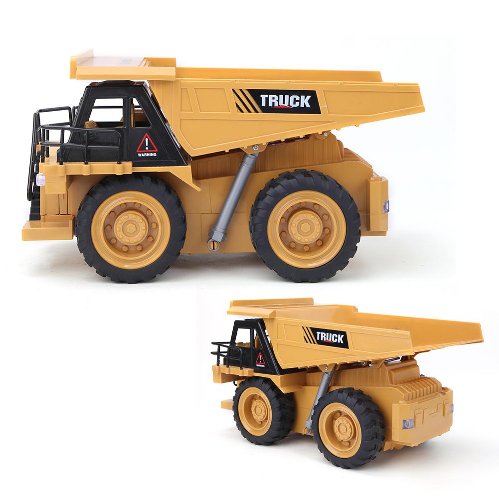 1 20 6 Channel Remote Control Simulation Engineering Car Model Kid Truck Gift