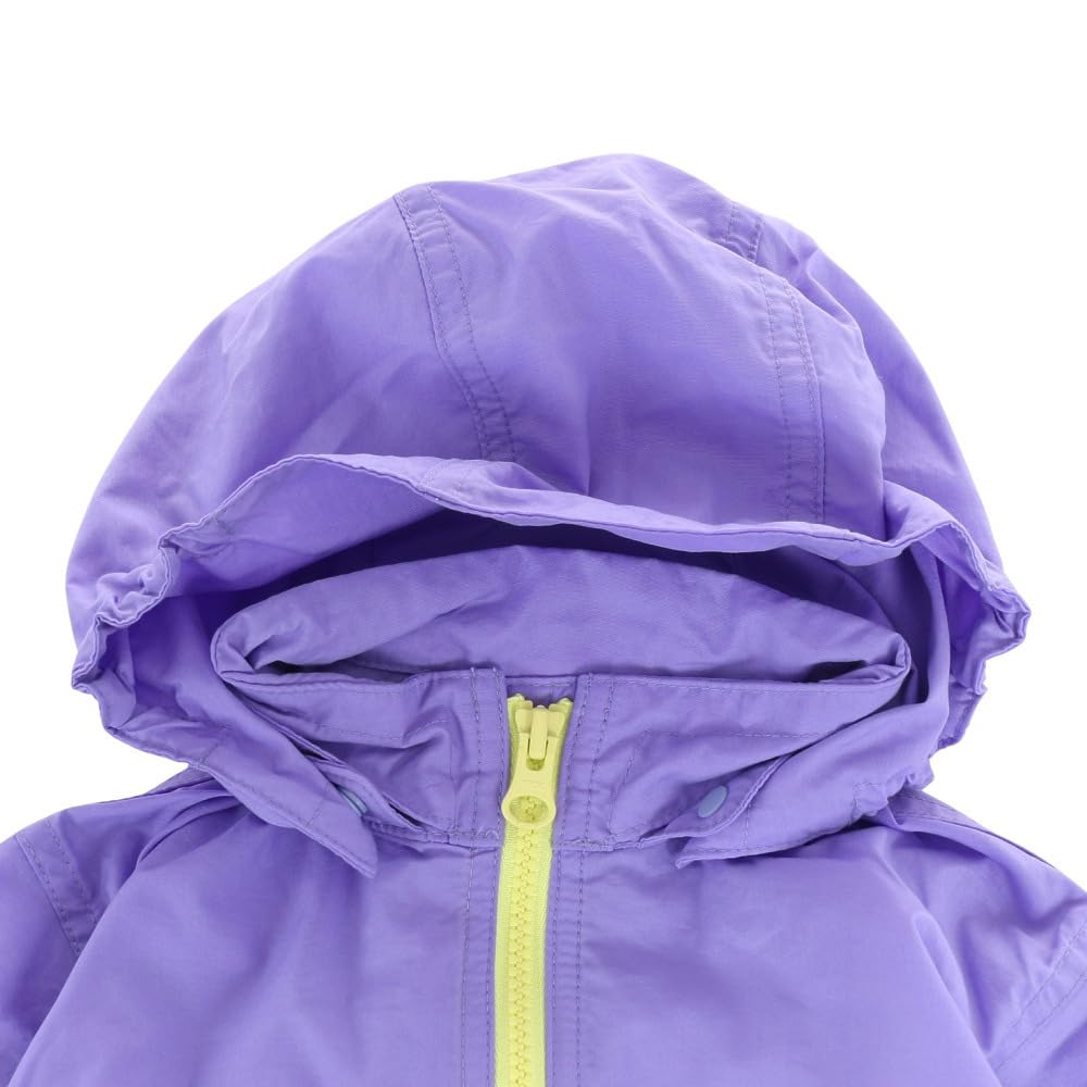 The North Face Baby Compact UV Optic Size 80 Jacket, Unisex, Water-Repellent, Protection, Lightweight, Violet/Lemon Yellow,