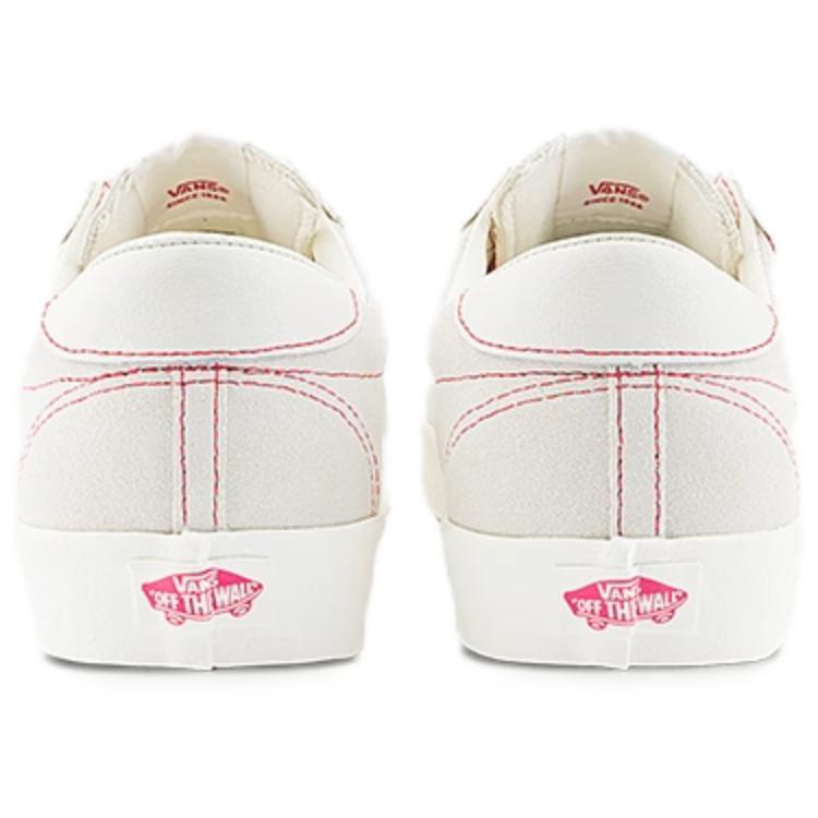 Vans Sport Low Fashion Versatile Low-Top Skate Shoes Unisex Sneakers White Red VN000D09EAS