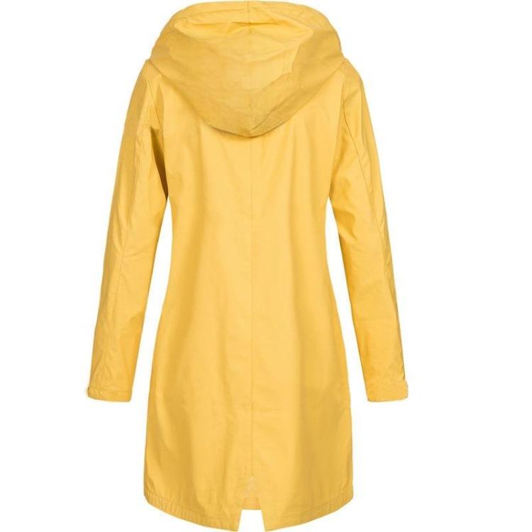 Women's Mid-Length Windbreaker Jacket for Autumn Winter Outdoor Mountaineering New Hot Trendy