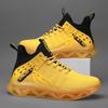 High-top Men's Shoes Blade Shoes Large-size Shoes Socks Shoes New Thick-soled Heightening Shock Absorption Running Casual Sports Shoes