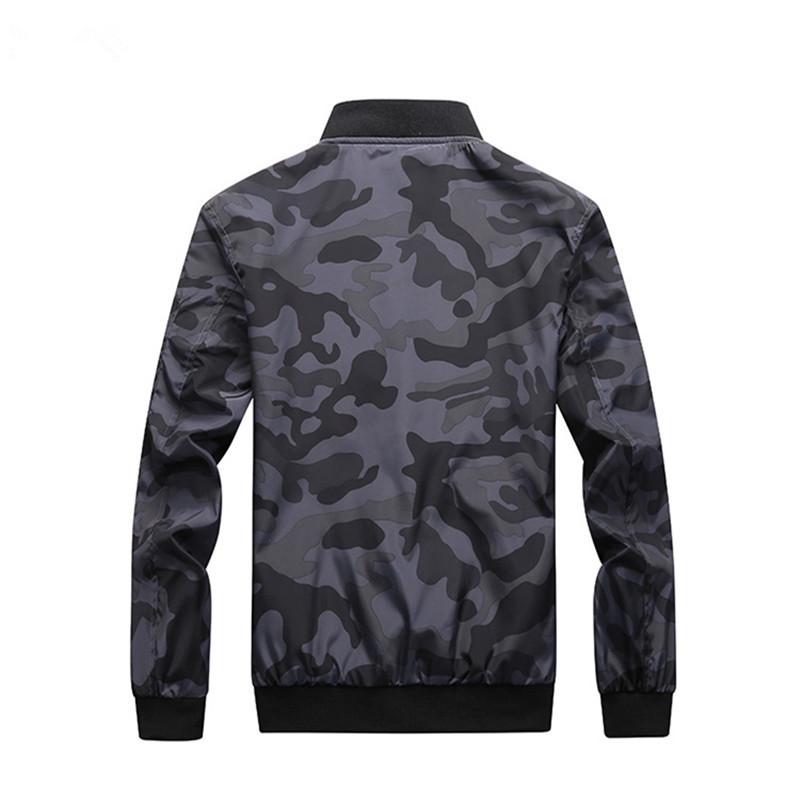 Kurtka męska wiosenno-jesienna w kamuflażu Slim Fit Casual Teen Men's Jacket Casual Jacket