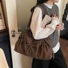 Elegant PU Tote Bag for Women – Fashionable Drawstring Bottom Design with Adjustable Shoulder Strap, Perfect for Work & Daily Use